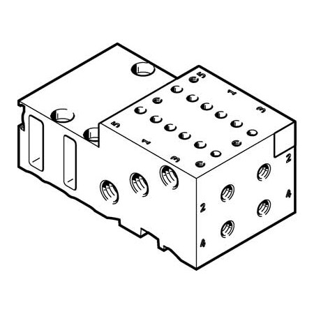 Festo Manifold Block MHA2-PR2-5-M5 MHA2-PR2-5-M5